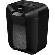 Fellowes Powershred LX41 8 Sheet Micro-Cut Shredder - Micro Cut - 8 Per Pass - for shredding Staples, Paper Clip, Credit Card - 0.156" x 0.500" Shred Size - P-4 - 5 Minute Run Time - 30 Minute Cool Down Time - 4.40 gal Wastebin Capacity - Black 