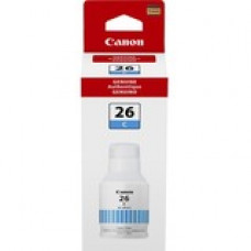Canon GI-26 Pigment Cyan Ink Bottle - Inkjet - Pigment Cyan - 14000 Pages - 4.46 fl oz - High Yield - TAA Compliance 4421C001
