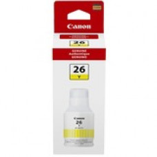 Canon GI-26 Pigment Yellow Ink Bottle - Inkjet - Pigment Yellow - 14000 Pages - 4.46 fl oz - High Yield - 1 - TAA Compliance 4423C001