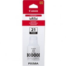 Canon GI-21 Pigment Black Ink Tank - Inkjet - Pigment Black - 5.75 fl oz - 1 Pack - TAA Compliance 4526C001