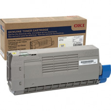 Oki Toner Cartridge - Yellow - LED - 11500 Pages - 1 / Each 46507601