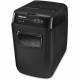 Fellowes AutoMax&reg; 150C Hands Free Paper Shredder - Cross Cut - 150 Per Pass - for shredding Staples, Paper Clip, Credit Card, Paper, CD, DVD, Junk Mail - 0.156" x 1.500" Shred Size - P-4 - 11 ft/min - 9" Throat - 10 Minute Run Time 