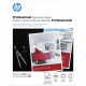 HP Laser Brochure/Flyer Paper - White - 97 Brightness - Letter - 8 1/2" x 11" - 52 lb Basis Weight - 200 g/m&#178; Grammage - Smooth, Glossy - 150 / Pack - TAA Compliance 4WN10A
