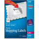 Avery White Shipping Labels with TrueBlock Technology for Laser Printers (3 1/2" x 5") (4 Labels/Sheet) (100 Sheets/Box) - FSC, TAA Compliance 5168