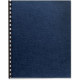 Fellowes Expressions&trade; Linen Presentation Covers - Letter, Navy, 200 - 11" Height x 8.5" Width x 0.1" Depth - For Letter 8 1/2" x 11" Sheet - Navy - Linen - 200 / Pack 52098