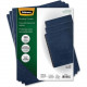 Fellowes Grain Presentation Covers - Oversize, Navy, 200 pack - 11.3" Height x 8.8" Width x 0.1" Depth - For Letter 8 1/2" x 11" Sheet - Leather - 200 / Pack - TAA Compliance 52136