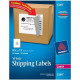 Avery &reg; Shipping Labels, TrueBlock(R) Technology, Permanent Adhesive, 8-1/2" x 11", 25 Labels (5265) - 8.5" Width x 11" Length - 25 Sheet - White - TAA Compliance 5265