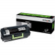 Lexmark 520HN Toner Cartridge - Black - Laser - High Yield - 25000 Pages - 1 Pack - TAA Compliance 52D0H0N