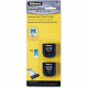 Fellowes SafeCut&trade; Rotary Trimmer Blades - 2Pk Straight - Straight Style - Retractable - Stainless Steel - 2 / Pack - Black 5411404