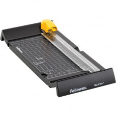 Fellowes Neutrino&trade; 90 Rotary Trimmer - 1 x Blade(s)Cuts 5 Sheet - 9" Cutting Length - Plastic, Metal - Black 5412702