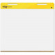 3m Post-it&reg; Self-Stick Easel Pad - 30 Sheets - 25 1/2" x 30 1/2" - White Paper - Bleed-free, Back Board, Removable, Resist Bleed-through - 2 / Carton - TAA Compliance 559LS