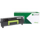 Lexmark Unison Toner Cartridge - Black - Laser - Standard Yield - 3000 Pages - 1 Pack 55B1000