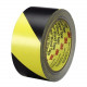 3m Diagonal Stripe Safety Tape - 2" Width x 36 yd Length - Vinyl - 5.40 mil - Rubber Resin Backing - 1 Roll - Black, Yellow - TAA Compliance 5702-2