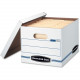 Fellowes Bankers Box STOR/FILE File Storage Box - Internal Dimensions: 12" Width x 15" Depth x 10" Height - External Dimensions: 12.5" Width x 16.3" Depth x 10.5" Height - Media Size Supported: Letter, Legal - Lift-off Closur