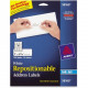 Avery &reg; Repositionable Address Labels, Repositionable Adhesive, 1" x 2-5/8", 750 Labels (58160) - Removable Adhesive - 2 5/8" Width x 1" Length - Rectangle - Inkjet - White - 30 / Sheet - 750 / Pack - FSC, TAA Compliance 58160