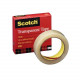 3m Scotch Transparent Glossy Office Tape - 1" Width x 72 yd Length - 3" Core - Non-yellowing, Photo-safe, Transparent, Glossy - 1 / Roll - Clear - TAA Compliance 60012592