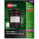 Avery &reg; UltraDuty(R) GHS Chemical Labels for Laser Printers, Permanent Adhesive, Waterproof, UV Resistant, 4-3/4" x 7-3/4", 100 Labels (60502) - Permanent Adhesive - 7 3/4" Width x 4 3/4" Length - Rectangle - Laser - White - Po