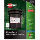 Avery &reg; UltraDuty GHS Chemical - Pigment-Based Inkjet - Permanent Adhesive - 4 3/4" Width x 7 3/4" Length - Rectangle - Inkjet - White - 2 / Sheet - 100 Total Label(s) - 100 / Box - TAA Compliance 60522