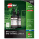 Avery &reg; UltraDuty GHS Chemical - Pigment-Based Inkjet - Permanent Adhesive - 2" Width x 2" Length - Rectangle - Inkjet - White - 12 / Sheet - 600 Total Label(s) - 600 / Box - TAA Compliance 60526