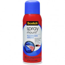 3m Scotch Spray Mount Clear Adhesive - 10.25 oz - Photo - 1 Each - Clear - TAA Compliance 6065