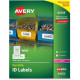 Avery &reg; Permanent Durable ID Labels with TrueBlock Technology - Permanent Adhesive - 2/3" Width x 1 3/4" Length - Rectangle - Laser - White - Polyester - 60 / Sheet - 3000 Total Label(s) - 3000 / Box - TAA Compliance 61533