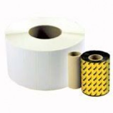 Wasp WPL305 Quad Pack Label - 2 1/4" Width x 3/4" Length - Direct Thermal - 3000 / Roll - 4 / Pack - TAA Compliance 633808402716