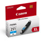 Canon (CLI-251XLC) High Yield Cyan Ink Tank - TAA Compliance 6449B001