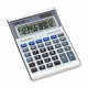 Victor 6500 Loan Wizard Desktop Calculator - Independent Memory - 12 Digits - Battery/Solar Powered - 1.8" x 5.8" x 7.9" - Silver - Plastic - 1 Each 6500