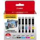 Canon Original Ink Cartridge - Cyan, Magenta, Yellow, Gray, Black - Inkjet - 5 / Pack - TAA Compliance 6513B011