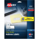 Avery &reg; Easy Peel Address Label - 1" Width x 2 5/8" Length - Permanent Adhesive - Rectangle - Inkjet - White, Silver - Paper - 30 / Sheet - 10 Total Sheets - 300 Total Label(s) - 5 - TAA Compliance 6530