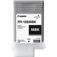 Canon (PFI-106MBK) Matte Black Ink Cartridge (130 ml) - TAA Compliance 6620B001AA