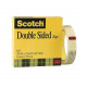 3m Scotch 665 Double-Sided Tape - 36 yd Length x 0.75" Width - 3" Core - Permanent Adhesive Backing - 1 Roll - Clear - TAA Compliance 665341296
