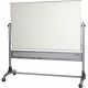 Mooreco Balt Projection Plus - Both Sides - 96" (8 ft) Width x 48" (4 ft) Height - Anodized Aluminum Frame 669RH-FF