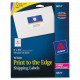 Avery &reg; Shipping Labels, Sure Feed(TM) Technology, Print to the Edge, Permanent Adhesive, 3" x 3-3/4", 150 Labels (6874) - 3" Width x 3 3/4" Length - Rectangle - Laser - White - 6 / Sheet - 150 / Pack - FSC, TAA Compliance 6874