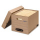 Fellowes Bankers Box Bankers Box&reg; Mystic&trade; Storage Boxes - Internal Dimensions: 12" Width x 15" Depth x 10" Height - External Dimensions: 13" Width x 16.3" Depth x 10.8" Height - Media Size Supported: Letter,
