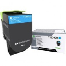 Lexmark Unison Toner Cartridge - Cyan - Laser - Standard Yield - 2300 Pages - TAA Compliance 71B0020