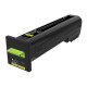 Lexmark Yellow Return Program Toner Cartridge (8,000 Yield) - TAA Compliance 72K10Y0