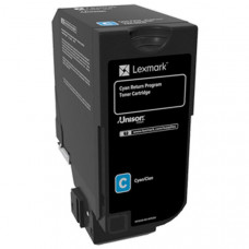 Lexmark Cyan Return Program Toner Cartridge for US Government (3,000 Yield) (TAA Compliant Version of 74C10C0) - TAA Compliance 74C00CG
