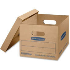 Fellowes Bankers Box SmoothMove&trade; Classic Moving Boxes, Small 20pk - Internal Dimensions: 12" Width x 15" Depth x 10" Height - External Dimensions: 12.5" Width x 16.3" Depth x 10.5" Height - Lift-off Closure - Corrug
