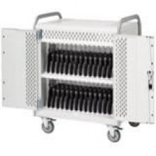 Lenovo Laptop Cart - Steel, Aluminum - 40.9" Width x 26" Depth x 42.9" Height - For 30 Devices 78004359