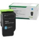 Lexmark Unison Toner Cartridge - Cyan - Laser - Ultra High Yield - 7000 Pages - TAA Compliance 78C0UCG