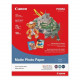 Canon Photo Paper - Letter - 8 1/2" x 11" - Matte - 50 / Pack - White - TAA Compliance 7981A004