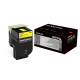 Lexmark (800H4) High Yield Yellow Toner Cartridge (3,000 Yield) - TAA Compliance 80C0H40