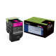 Lexmark (801M) Magenta Return Program Toner Cartridge (1,000 Yield) - TAA Compliance 80C10M0