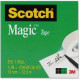 3m Scotch 3/4"W Magic Tape - 36 yd Length x 0.75" Width - 1" Core - 1 / Roll - Matte Clear - TAA Compliance 810-34-1296
