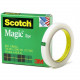 3m Scotch Invisible Magic Tape - 72 yd Length x 0.75" Width - 3" Core - 1 / Roll - Matte Clear - TAA Compliance 810-34-2592