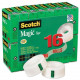 3m Scotch&reg; Magic&trade; Tape, 3/4" x 1,000", 16 Boxes/Pack, 1" Core - 0.75" Width x 83.33 ft Length - 1" Core - Photo-safe, Non-yellowing, Writable Surface - 16 / Pack - Matte Clear - TAA Compliance 810K16
