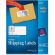 Avery White Shipping Labels with TrueBlock Technology for Inkjet Printers, 2" x 4" (10 Labels/Sheet) (25 Sheets/Pkg) - FSC, TAA Compliance 8163