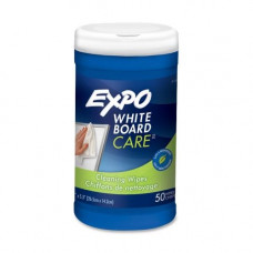 Newell Rubbermaid Expo White Board Cleaning Towelettes - 6" Width x 9" Length - Reusable, Pre-moistened - White - Cloth - 1Each - TAA Compliance 81850