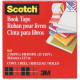 3m Scotch Book Tape - 2" Width x 45 ft Length - 3" Core - Acrylic - Stretchable, Glossy - 1 Roll - Clear - TAA Compliance 845-2
